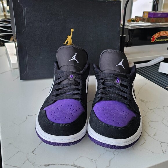 Nike Jordan 1 low court purple - Picture 4 of 10